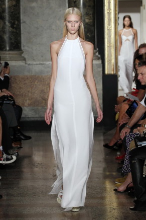 Weiße Abendkleider von Emilio Pucci, Sommerkollektion 2013 langes weißes Abendkleid, Emilio Pucci