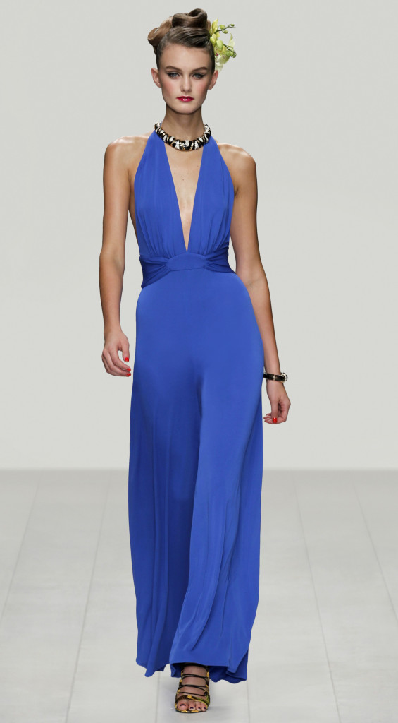 Abendkleid Issa, blau. Kollektion 2013