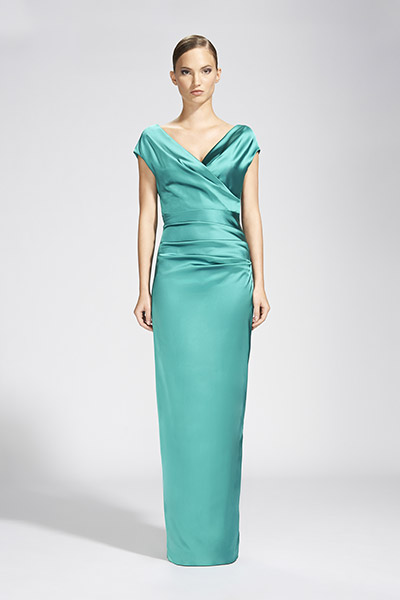 Glamouröse Abendkleider 2013 - Talbot Runhof Talbot Runhof Abendkleid türkis 2013