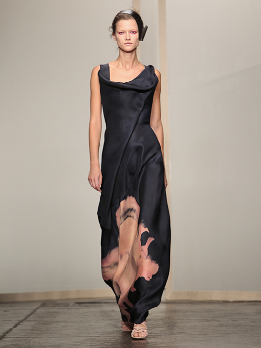 Donna Karan Abendkleid schwarz