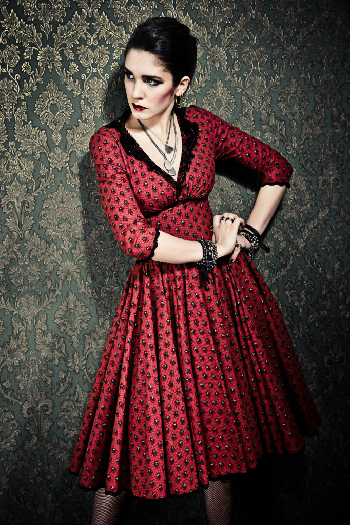 Kleider 50er Stil, Russian Rose, Lena Hoschek 2014