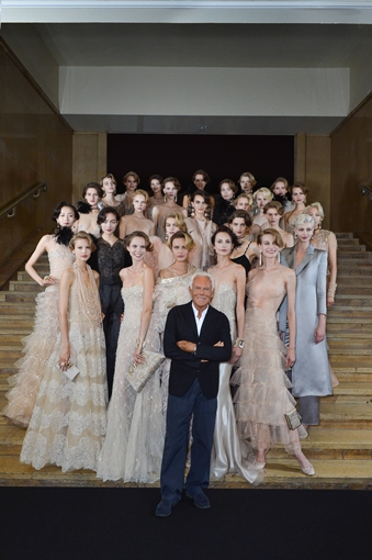 Armani Kleider in den schönsten Pastellfarben und in Schwarz - Abendkleider 2014 Giorgio Armani Privé Armani Kleider - Abendkleider Giorgio Armani Privé