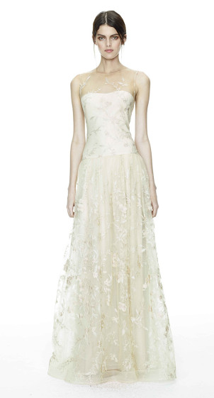 Abendkleid elfenbein