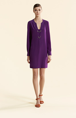 Violettes Kleid GUCCI 2015 Gucci Kleider 2015 - Kleid violett