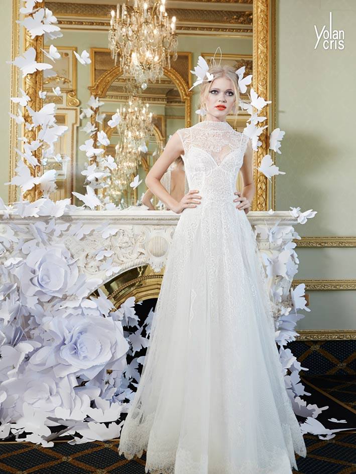 Vintage Brautkleider aus Barcelona - YolanCris Brautcouture 2015 Vintage Brautkleider