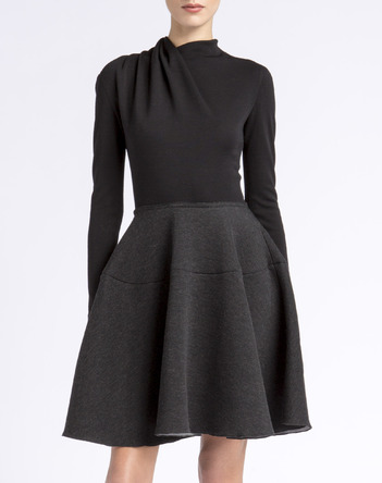 LANVIN Kleid dunkelgrau LANVIN Kleid dunkelgrau