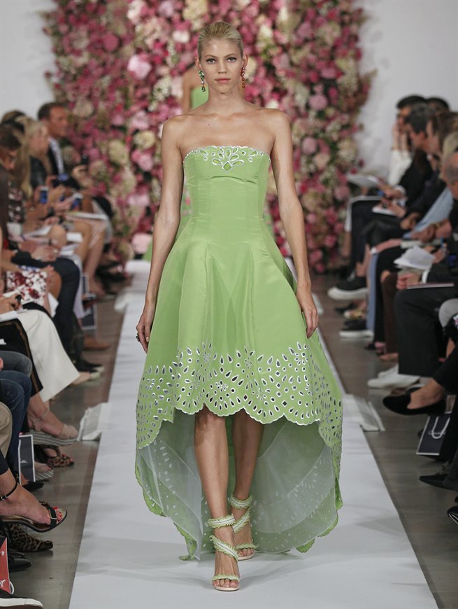 Abendkleider vorne kurz hinten lang - Oscar de la Renta 2015 Oscar de la Renta Red Carpet Dresses 2015