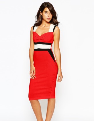 Rote Kleider im ASOS online Shop