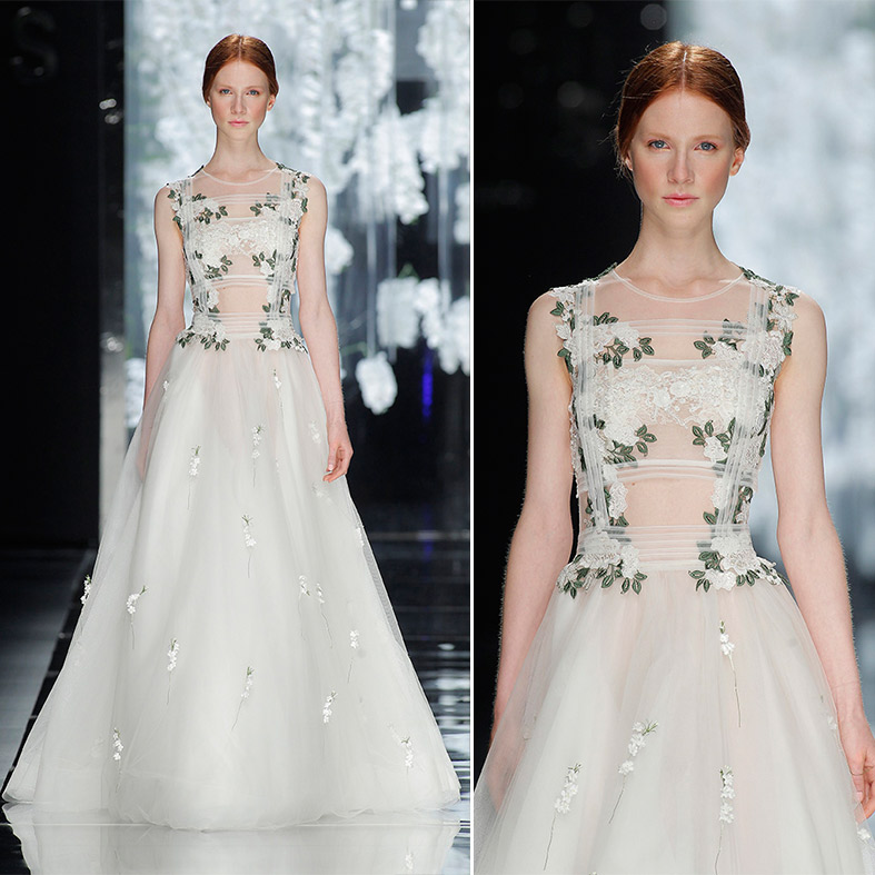 Brautkleider 2016 Copyright YolanCris Floral Dresses - Brautkleider Yolan Cris