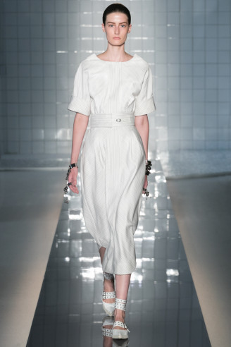 Alessandro De Benedetti Kollektion Frühjahr/Sommer 2017 Mila Schön Milano,, Designer Alessandro De Benedetti - weiße Kleider
