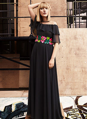 Talbot Runhof Abendkleid schwarz