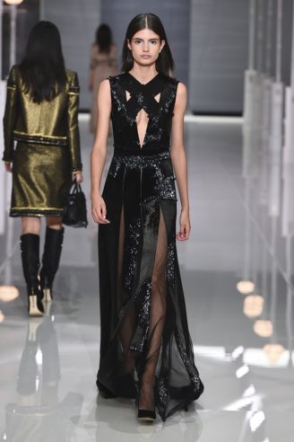 Ralph & Russo 2018 - Abendkleider, Cocktailkleider, Ballkleider Schwarzes langes Abendkleid New Style - Ralph & Russo S/S 2018