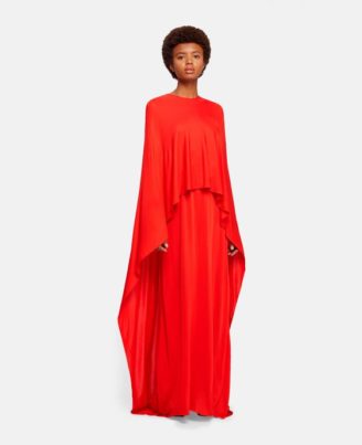 Stella McCartney Abendkleider Kollektion Frühjahr 2018 - Nachhaltige Mode Abendkleid in Lippstick Red Stella McCartney